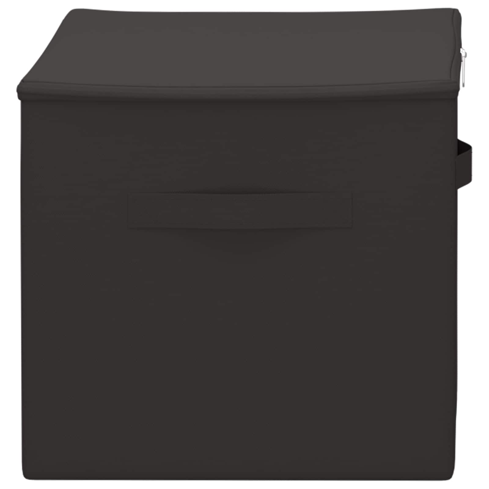vidaXL Aufbewahrungsbox 2 pcs Anthrazit 55 x 35 x 32 cm Vliesstoff