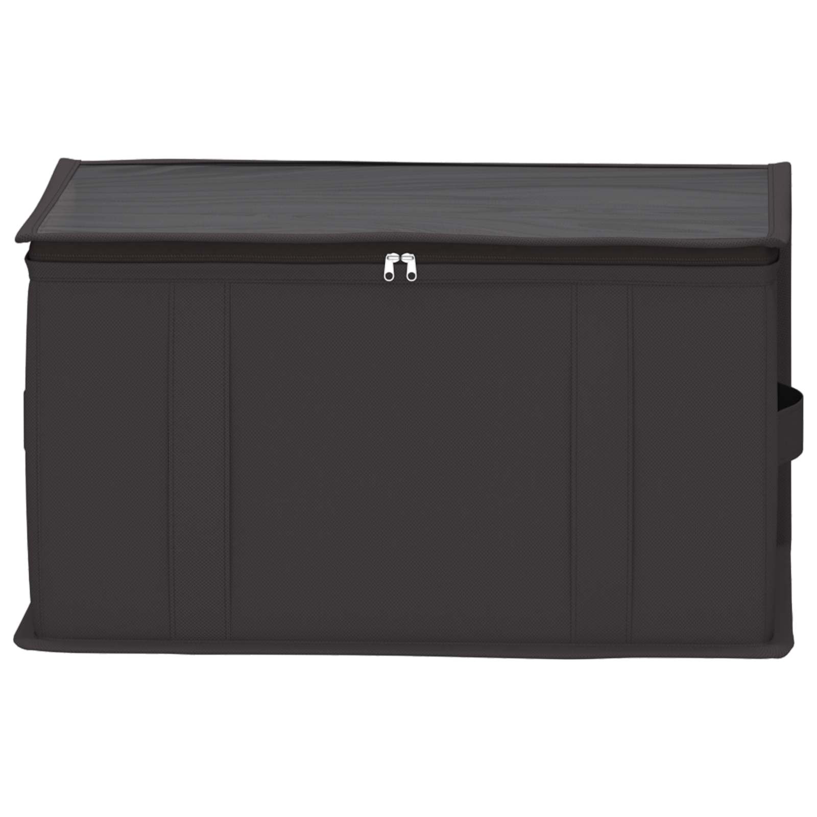 vidaXL Aufbewahrungsbox mit transparentem Oberfenster 6 pcs Anthrazit