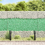vidaXL Gartensteine Hellgrün 12 cm Glas