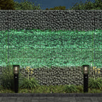 vidaXL Gartensteine Hellgrün 12 cm Glas