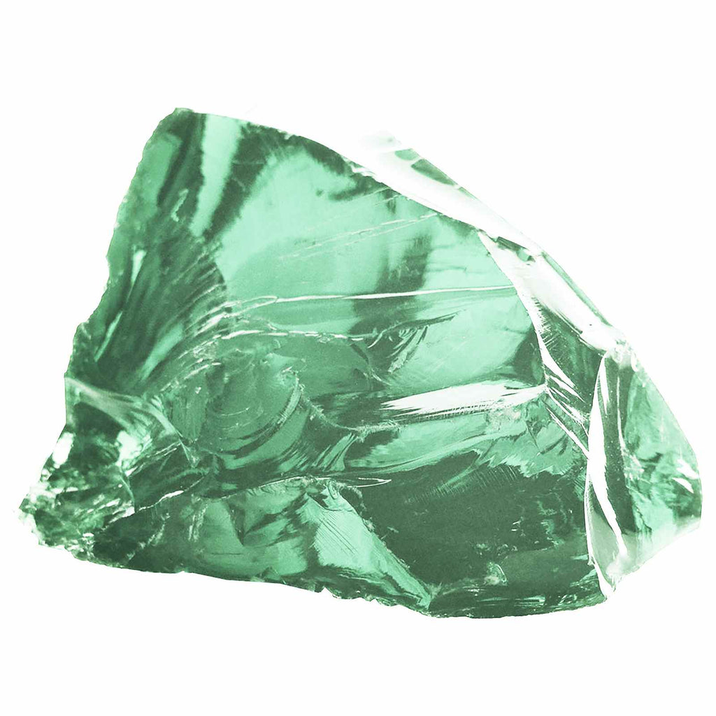 vidaXL Gartensteine Hellgrün 12 cm Glas