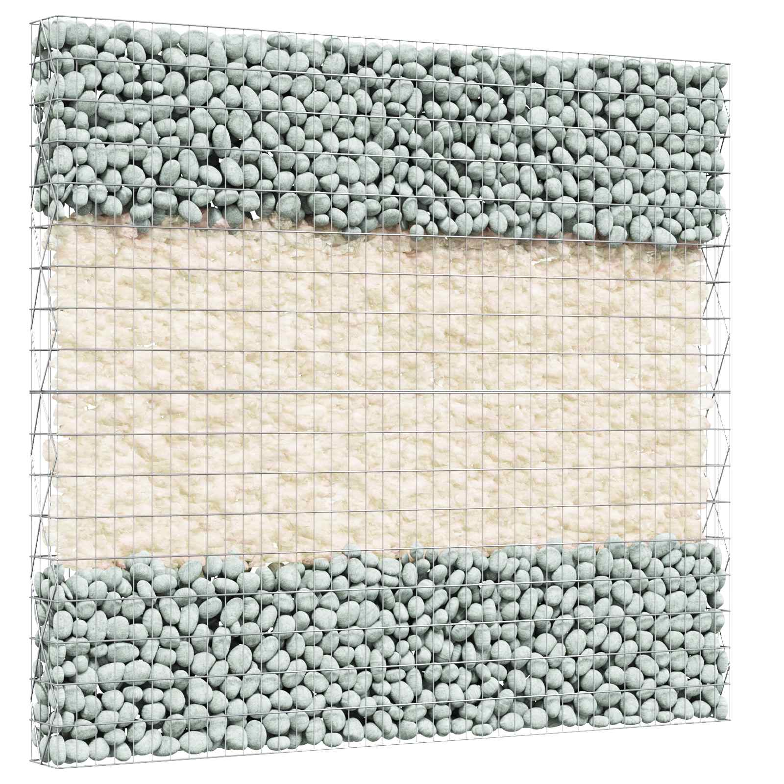 vidaXL Gartensteine Champagner 12 cm Glas