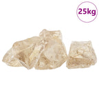vidaXL Gartensteine Champagner 12 cm Glas