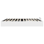 vidaXL Ottoman Bettgestell Weiß 203 x 180 x 25 cm Holzwerkstoff