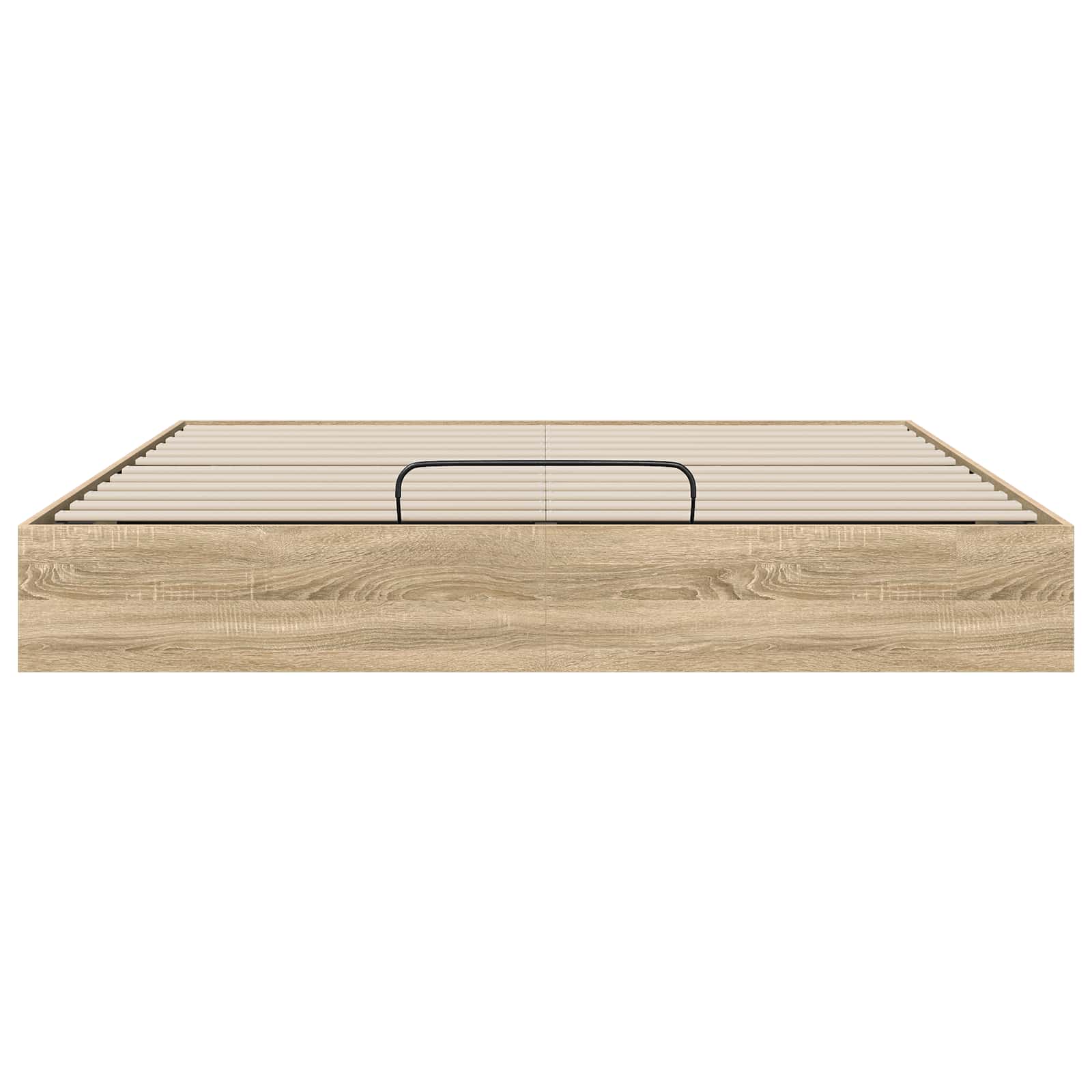vidaXL Ottoman Bettgestell mit Speicher Sonoma-Eiche 203 x 180 x 25 cm