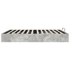 vidaXL Ottoman Bettgestell Beton 203 x 180 x 25 cm Holzwerkstoff