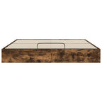 vidaXL Ottoman Bettgestell Geräucherte Eiche 203 x 180 x 25 cm