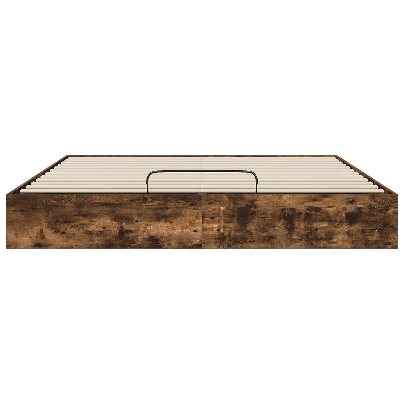 vidaXL Ottoman Bettgestell Geräucherte Eiche 203 x 180 x 25 cm