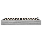 vidaXL Ottoman Bettgestell Graues Sonoma 203 x 180 x 25 cm
