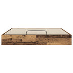 vidaXL Ottoman Bettgestell Altholz 203 x 180 x 25 cm Holzwerkstoff