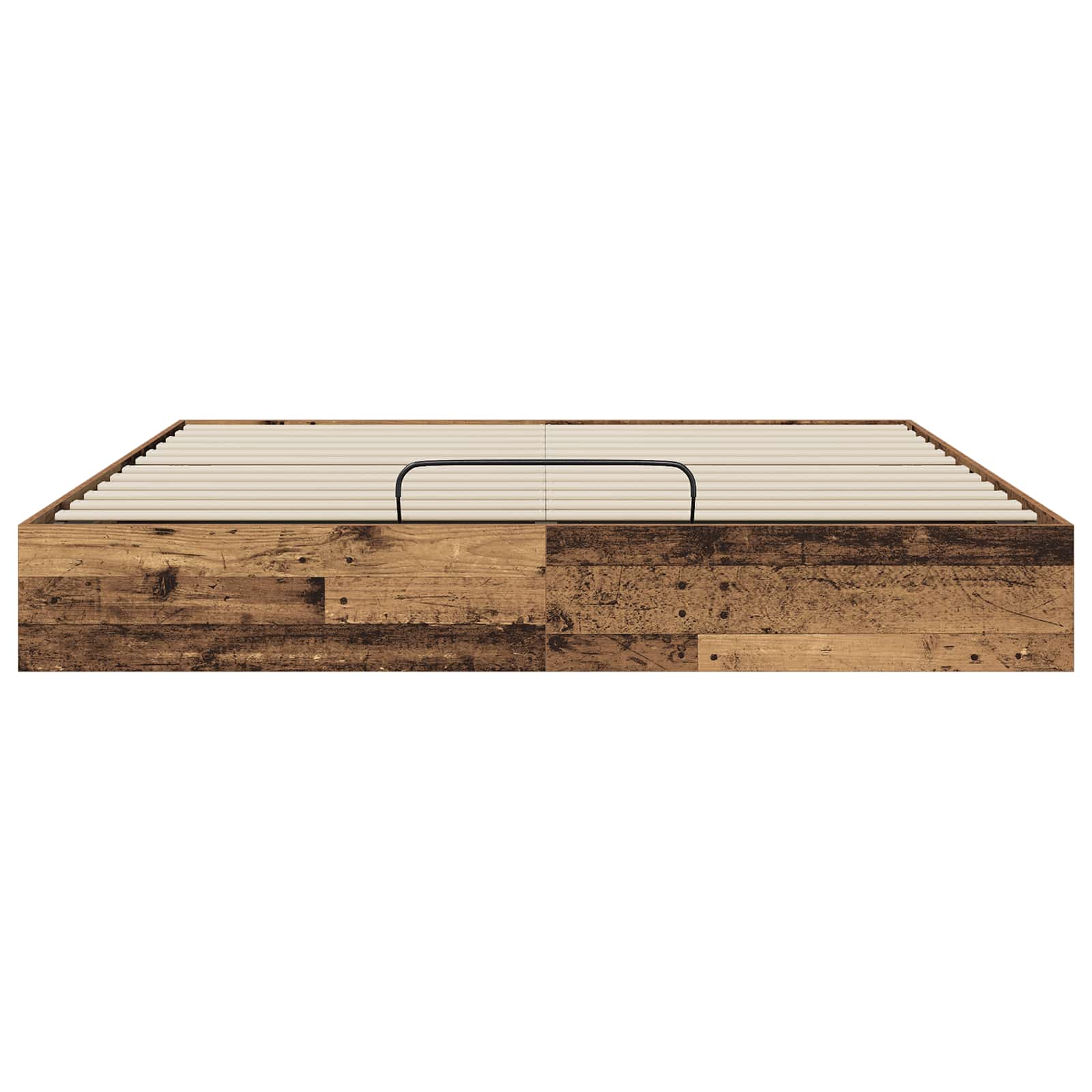 vidaXL Ottoman Bettgestell Altholz 203 x 180 x 25 cm Holzwerkstoff