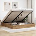 vidaXL Ottoman Bettgestell Kunsthandwerk Eiche 203 x 180 x 25 cm