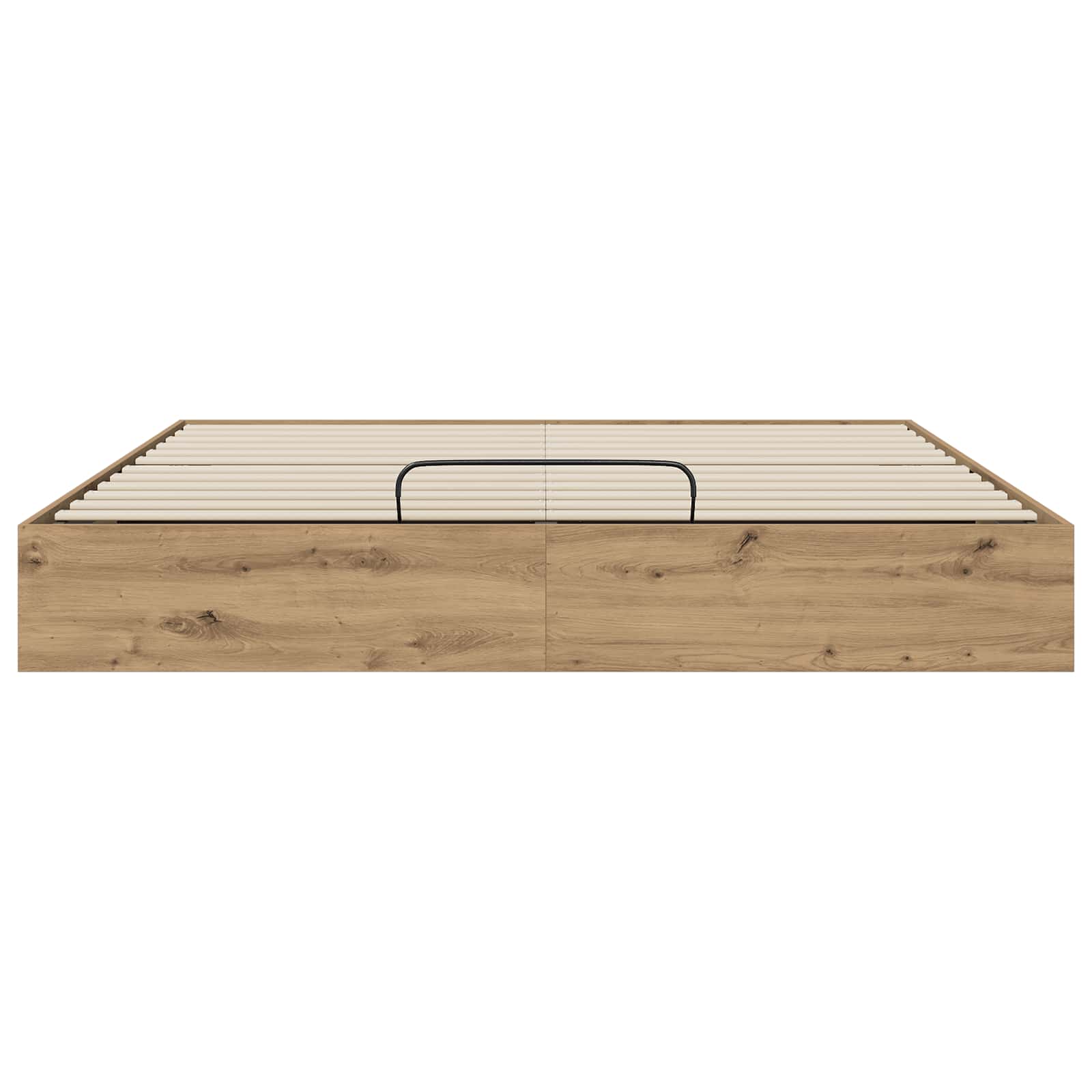 vidaXL Ottoman Bettgestell Kunsthandwerk Eiche 203 x 180 x 25 cm