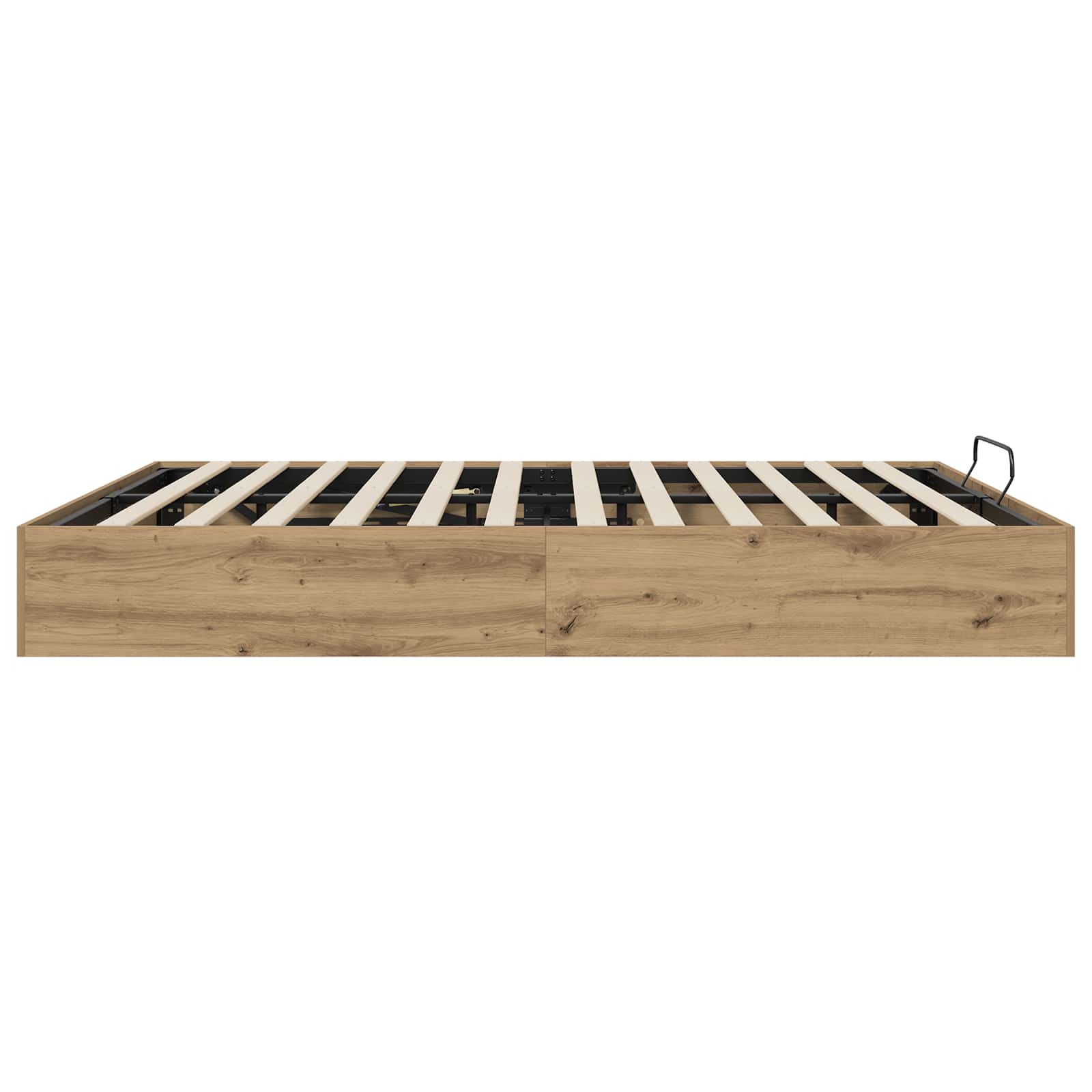 vidaXL Ottoman Bettgestell Kunsthandwerk Eiche 203 x 180 x 25 cm