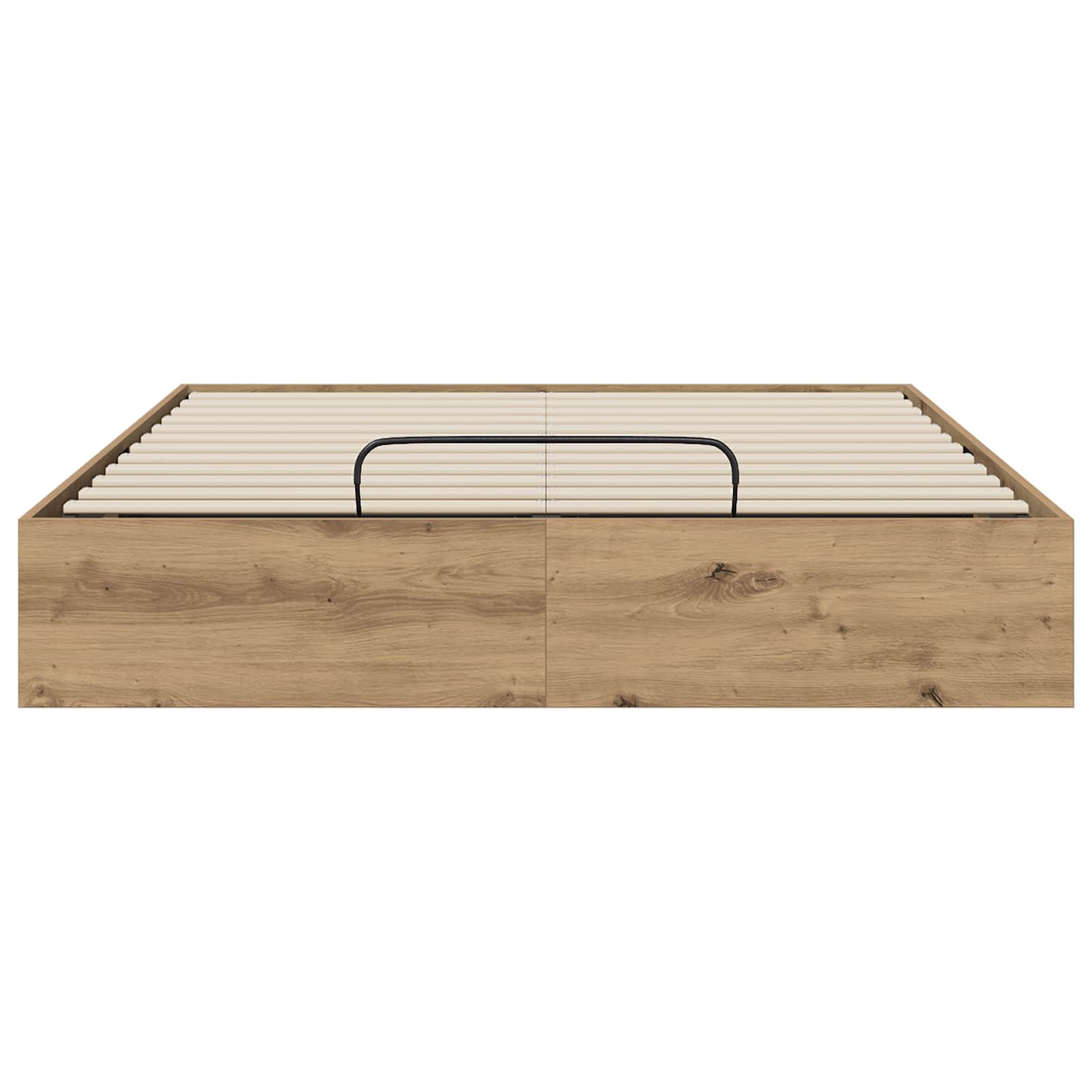 vidaXL Ottoman Bettgestell Artisan-Eiche 150 x 200 cm Holzwerkstoff