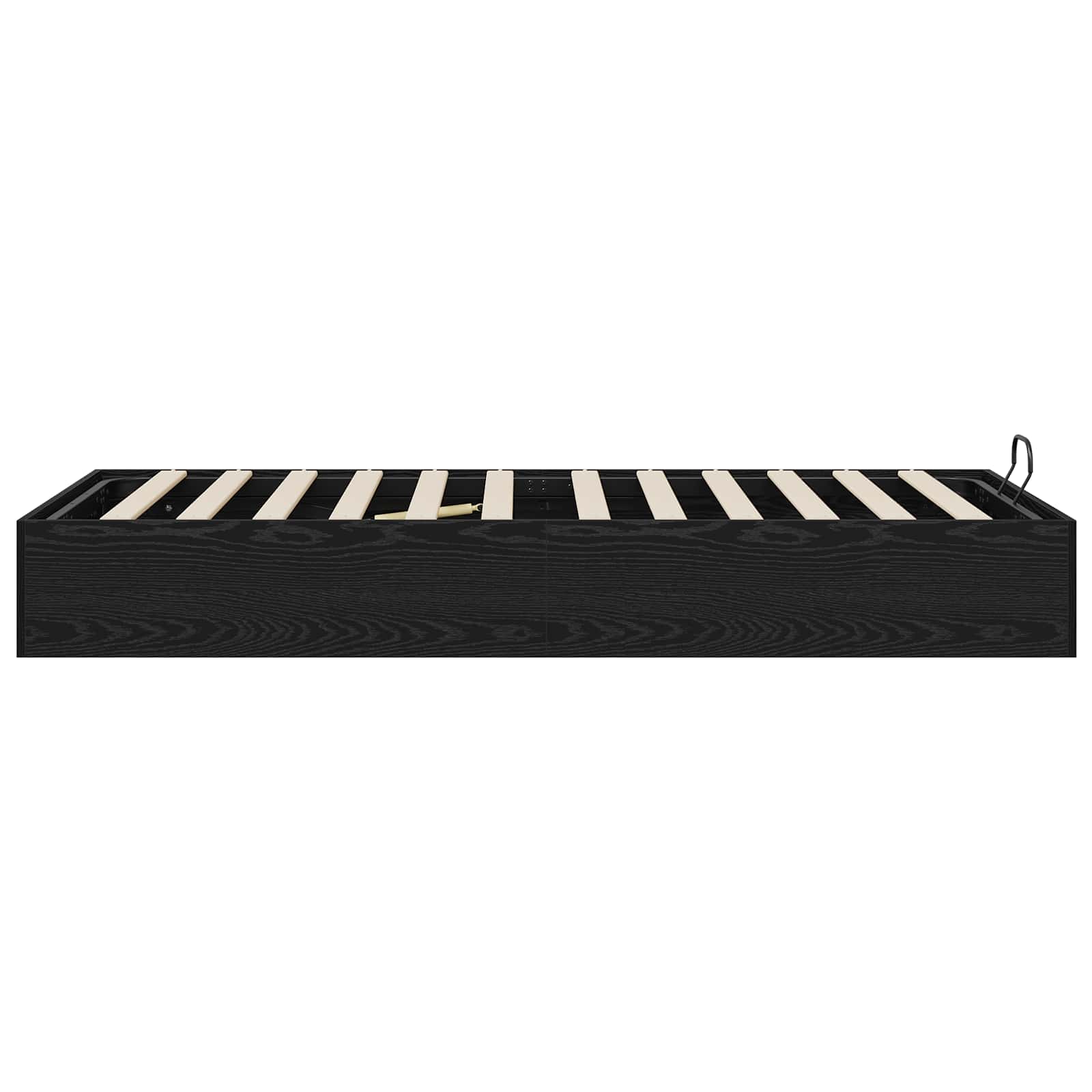 vidaXL Ottoman Bettgestell Schwarze Eiche 80,5 x 200 cm Holzwerkstoff