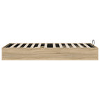 vidaXL Ottoman Bettgestell Sonoma-Eiche 203 x 80,5 x 25 cm