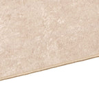 vidaXL Teppichläufer Uni MARSA Creme 50 x 100 cm Polyester und PVC
