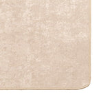 vidaXL Teppichläufer Uni MARSA Creme 50 x 100 cm Polyester und PVC