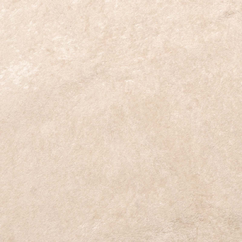 vidaXL Teppichläufer Uni MARSA Creme 50 x 100 cm Polyester und PVC