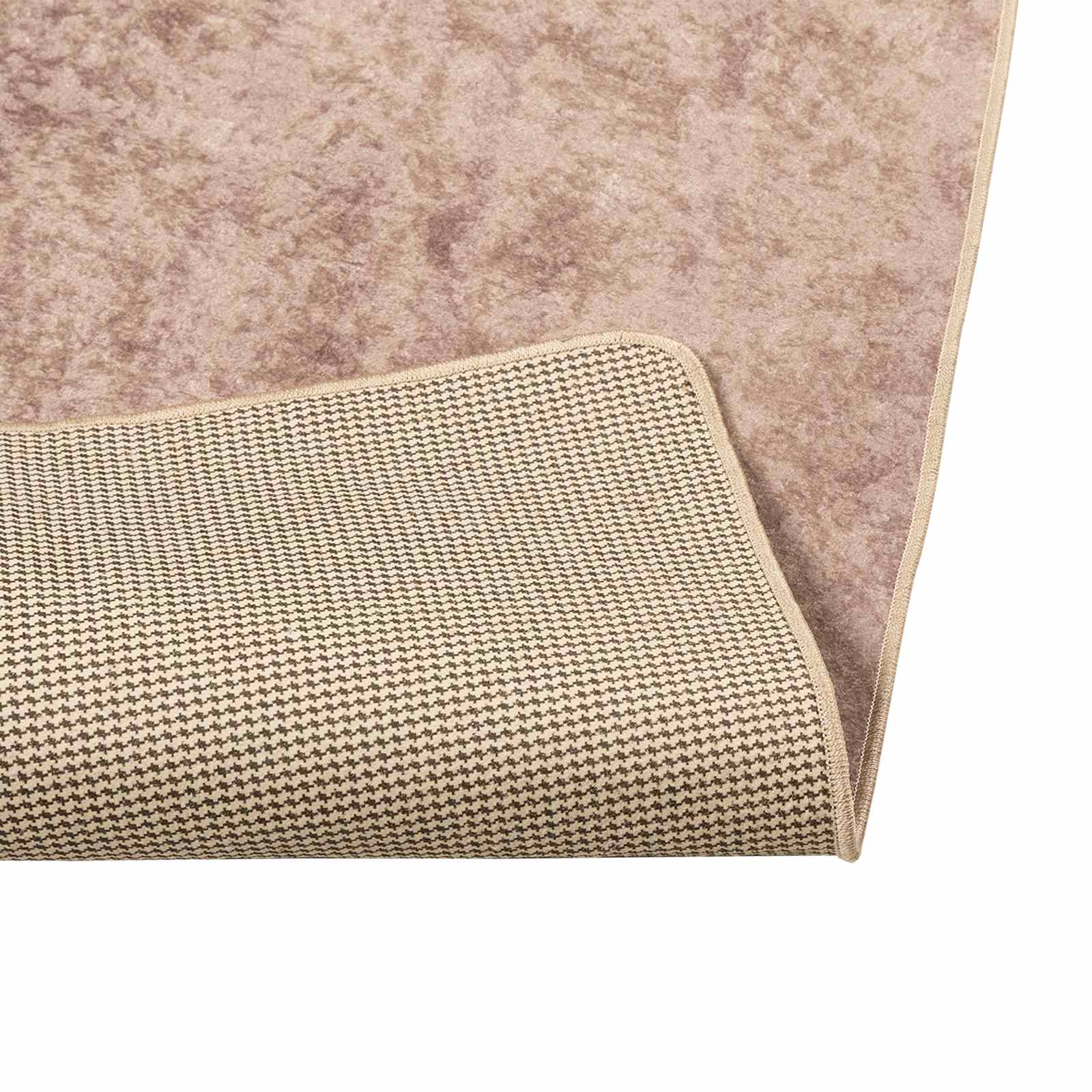 vidaXL Teppichläufer MARSA Sand 50 x 100 cm Polyester und PVC