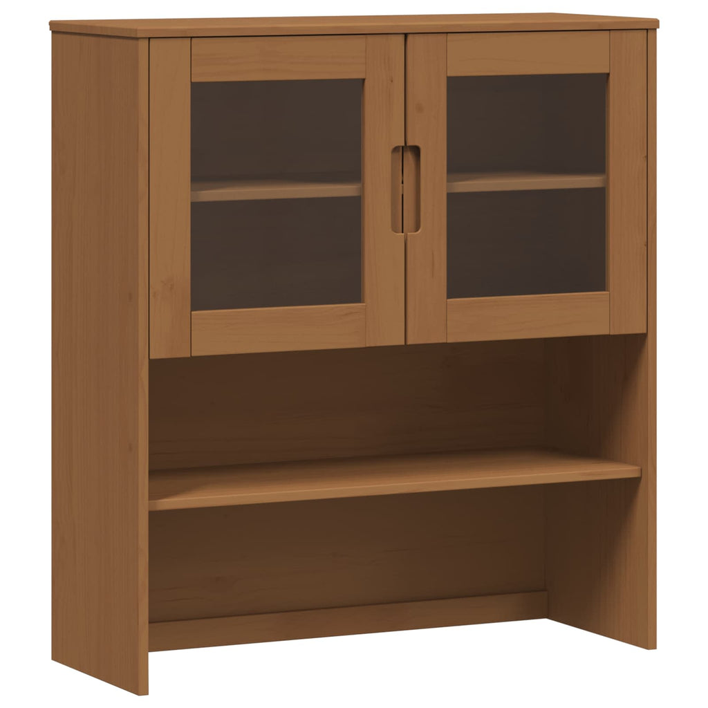 vidaXL Hutch Karamell 90 x 35 x 100 cm