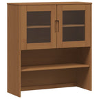 vidaXL Hutch Karamell 90 x 35 x 100 cm