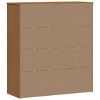 vidaXL Hutch Karamell 90 x 35 x 100 cm