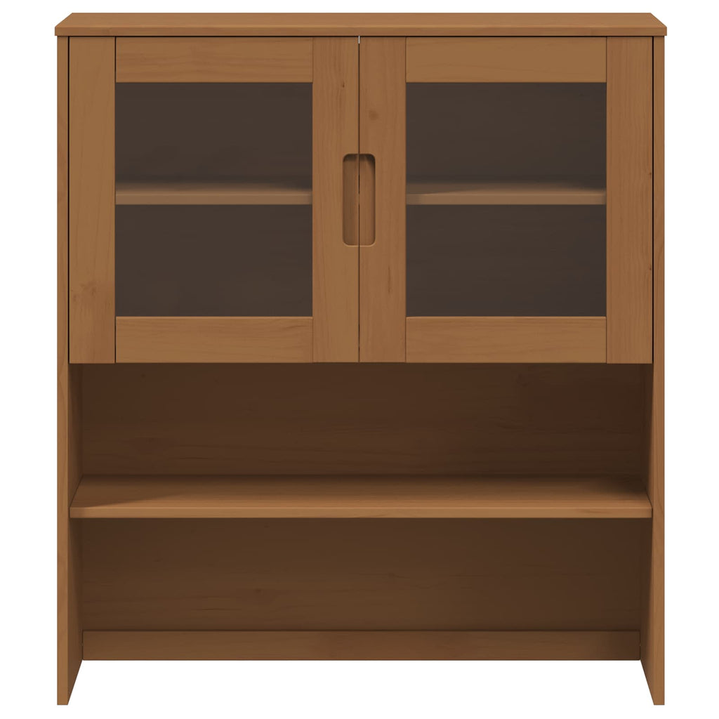 vidaXL Hutch Karamell 90 x 35 x 100 cm