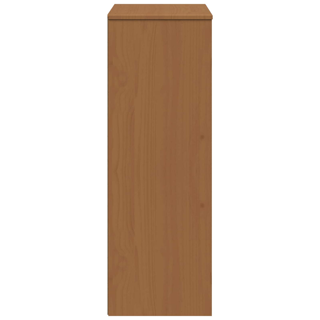 vidaXL Hutch Karamell 90 x 35 x 100 cm