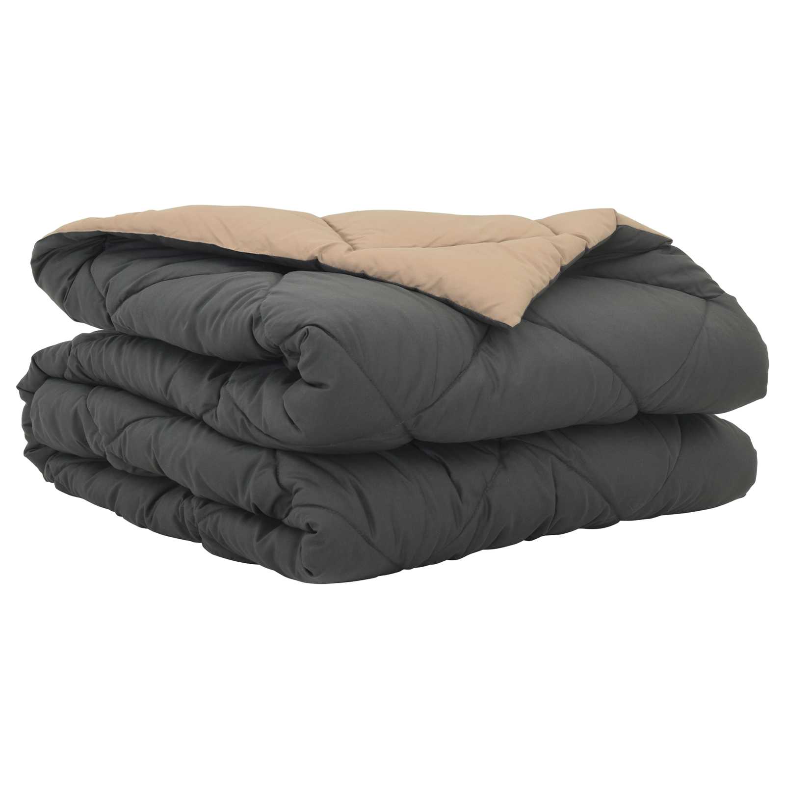 vidaXL Sommerdecke Anthrazit und Taupe 200 x 135 cm Mikrofaser