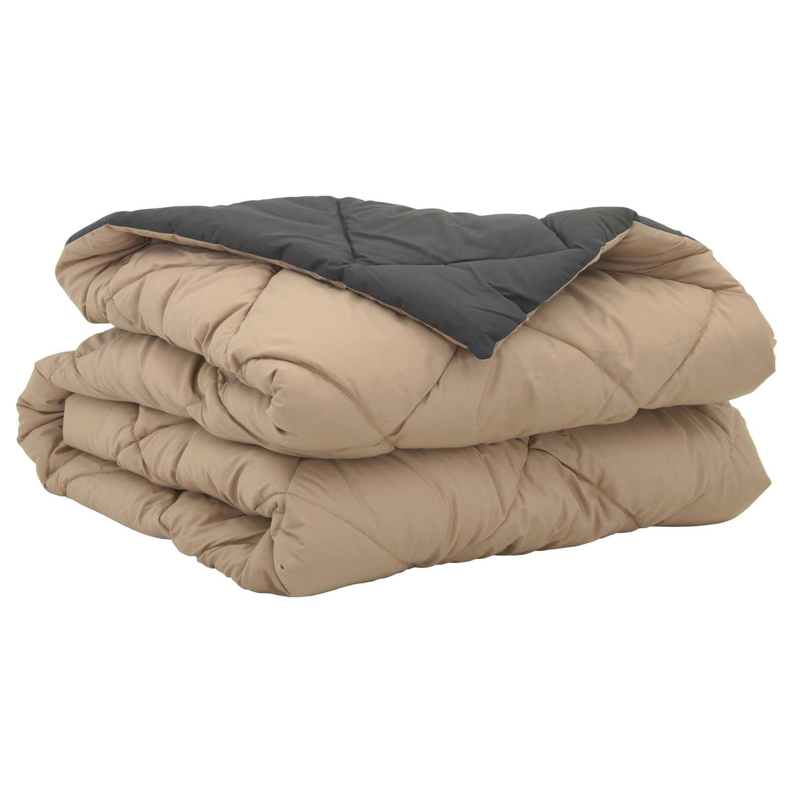 vidaXL Sommerdecke Anthrazit und Taupe 200 x 135 cm Mikrofaser
