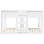 vidaXL Etagenbett für Kinder Weiß 75 x 190 cm Holzwerkstoff