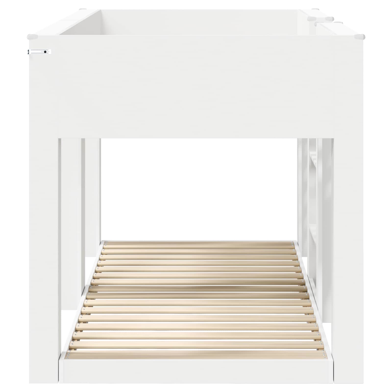 vidaXL Etagenbett für Kinder Weiß 75 x 190 cm Holzwerkstoff