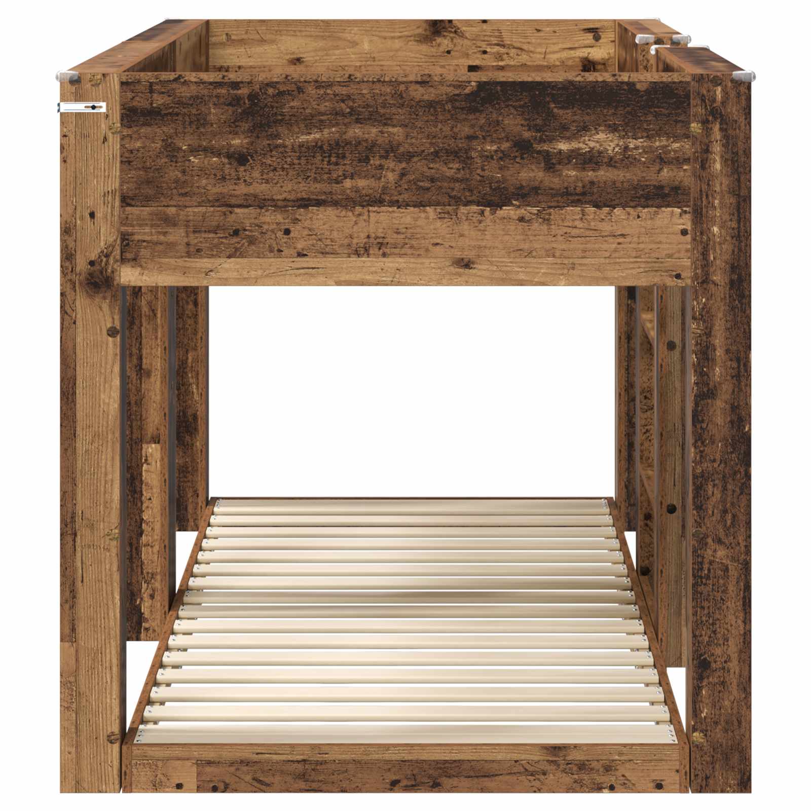 vidaXL Etagenbett für Kinder Altholz 75 x 190 cm Holzwerkstoff