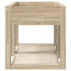 vidaXL Etagenbett für Kinder Sonoma-Eiche 80 x 200 cm Holzwerkstoff