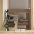 vidaXL Etagenbettgestell mit Schreibtisch Sonoma-Eiche 75 x 190 cm