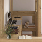 vidaXL Etagenbettgestell mit Schreibtisch Artisan-Eiche 75 x 190 cm