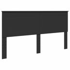 vidaXL Bettrahmen Schwarz 200 x 200 cm Massives Kiefernholz