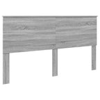 vidaXL Bettrahmen Graues Sonoma 200 x 200 cm Massives Kiefernholz
