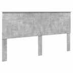 vidaXL Bettrahmen mit Kopfteil Beton 180 x 200 cm Massives Kiefernholz