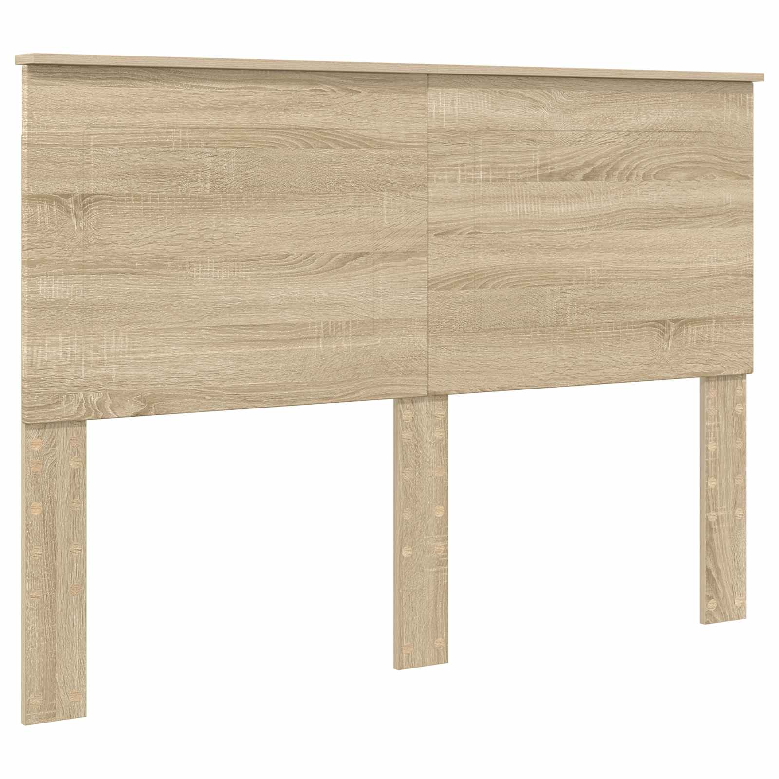 vidaXL Bettrahmen Sonoma-Eiche 150 x 200 cm Massives Kiefernholz