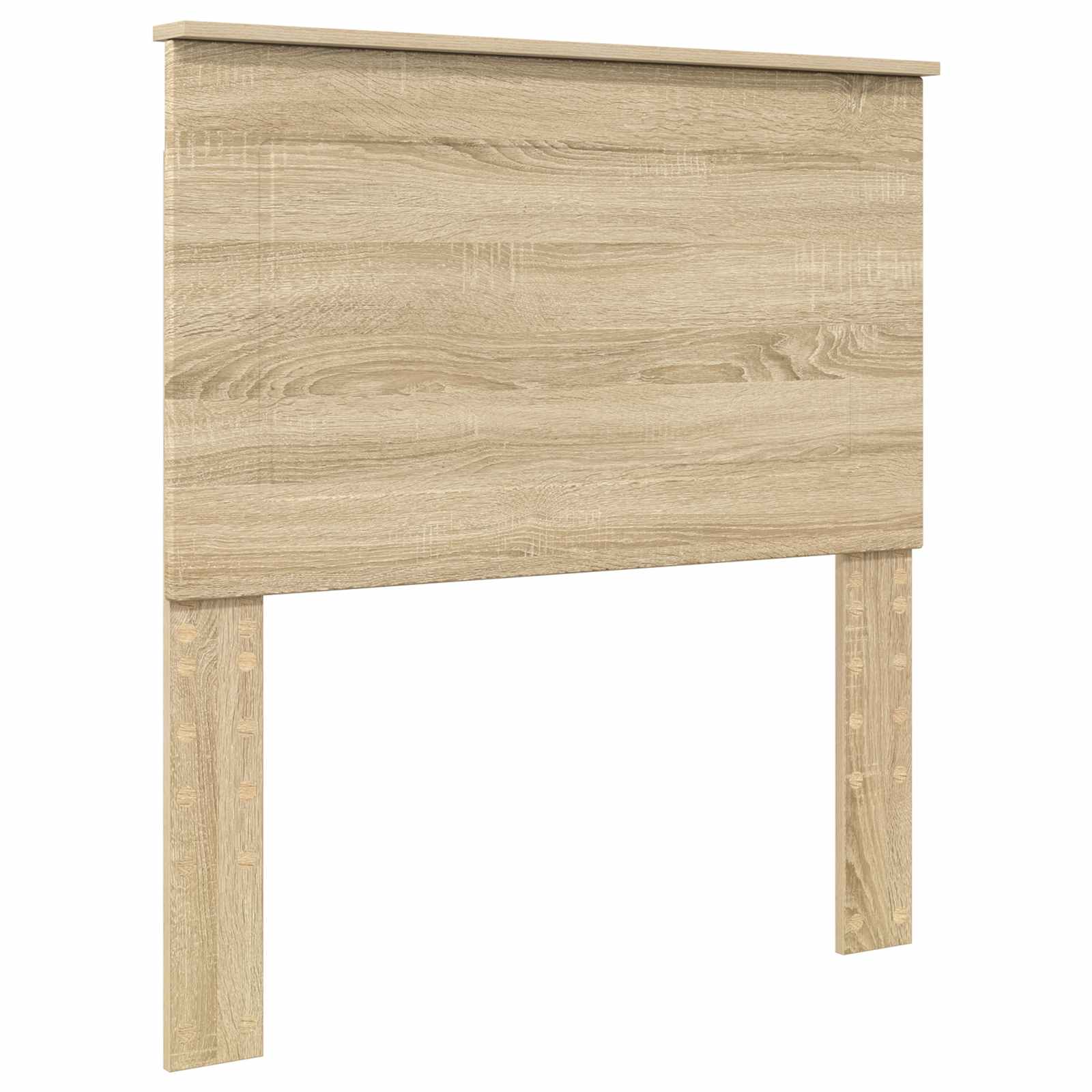 vidaXL Bettrahmen mit Kopfteil Sonoma 90 x 190 cm Massives Kiefernholz