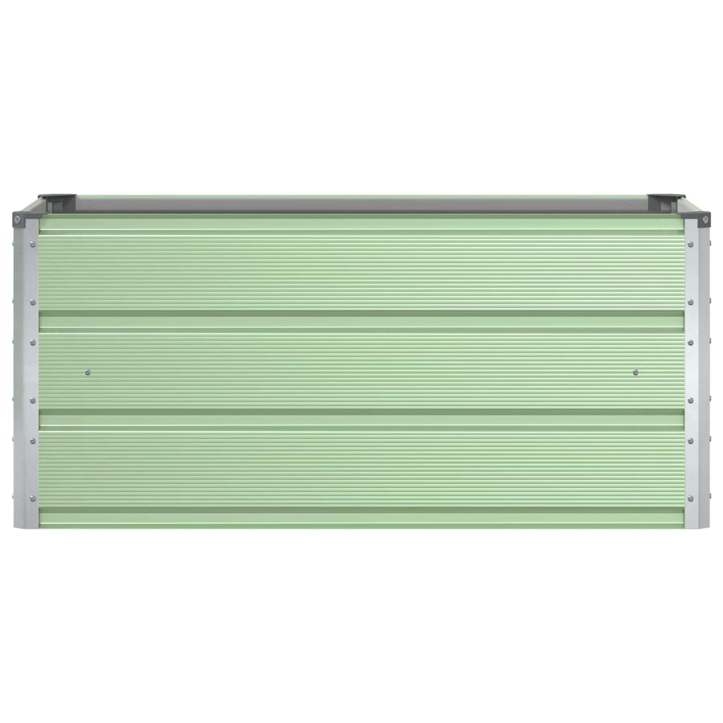 vidaXL Pflanzkübel Pastellgrün 100 x 50 x 45 cm Verzinkter Stahl