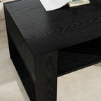 vidaXL Couchtisch Schwarz Eichen-Optik 92 x 53 x 45 cm Holzwerkstoff