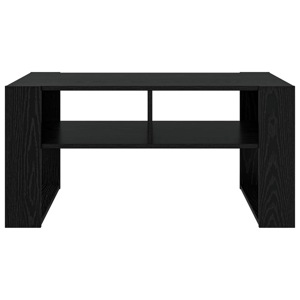 vidaXL Couchtisch Schwarz Eichen-Optik 92 x 53 x 45 cm Holzwerkstoff