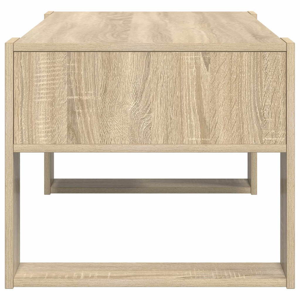 vidaXL Couchtisch Sonoma-Eiche 92 x 53 x 45 cm Holzwerkstoff