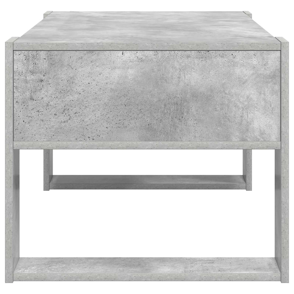 vidaXL Couchtisch Beton Grau 92 x 53 x 45 cm Holzwerkstoff