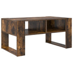 vidaXL Couchtisch Geräucherte Eiche 92 x 53 x 45 cm Holzwerkstoff