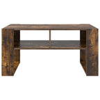 vidaXL Couchtisch Geräucherte Eiche 92 x 53 x 45 cm Holzwerkstoff